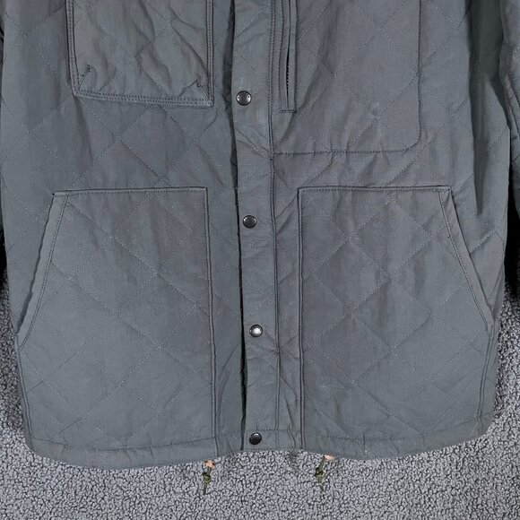 Relwen Quilted Tanker Jacket - Men's Size L - Gray Green - Picture 4 of 12